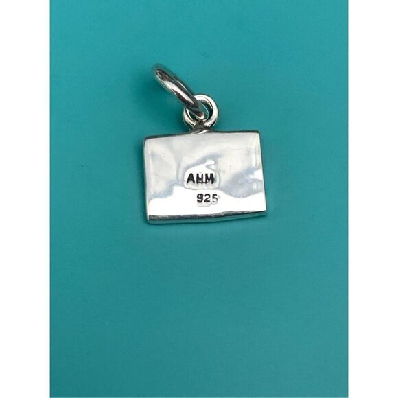 .925 Bird Tag Sterling Silver Jewelry Charm #wildlife - Picture 2 of 3